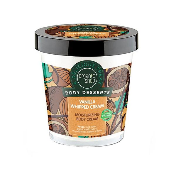Crema Delicioasa pentru Corp Vanilla Whipped Cream Organic Shop, 450ml 450ml poza noua reduceri 2022