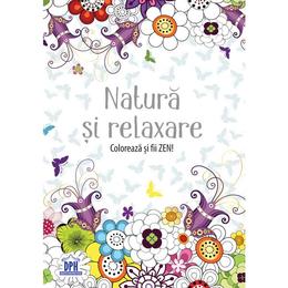 Natura si relaxare - terapie prin desen - carte de colorat pentru adulti, Didactica Publishing House