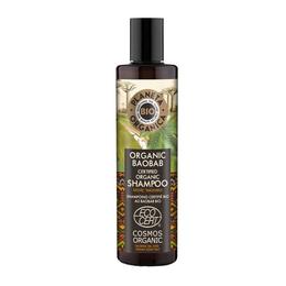 Sampon organic pentru volum cu ulei de baobab si nuci indiene planeta organica, 280ml