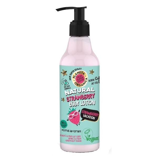 Lotiune de Corp cu Capsuni Strawberry Vacation Planeta Organica, 250ml 250ml imagine noua
