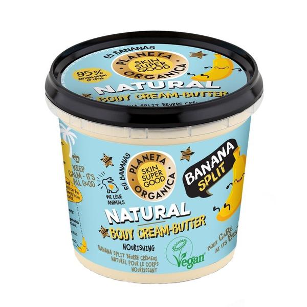 Unt de Corp Cremos cu Banane Banana Split Planeta Organica, 360ml