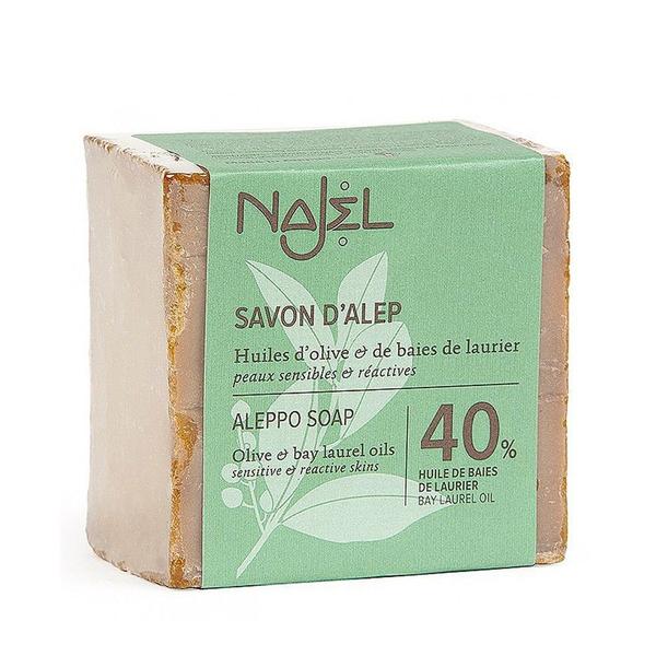 Sapun Traditional de Alep cu 40% Ulei de Dafin Najel, 185 g esteto.ro imagine noua