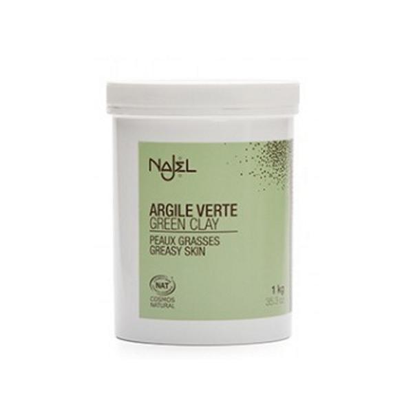 Argila Verde Frantuzeasca pentru Ten Mixt sau Gras Najel, 1 kg Argila imagine 2022