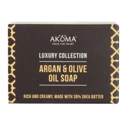 Sapun hidratant cu unt de shea si argan fara parfum akoma skincare, 105g