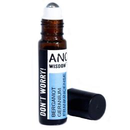 Roll-on uleiuri esentiale cu bergamot, geranium, tamaie don't worry! ancient wisdom, 10ml