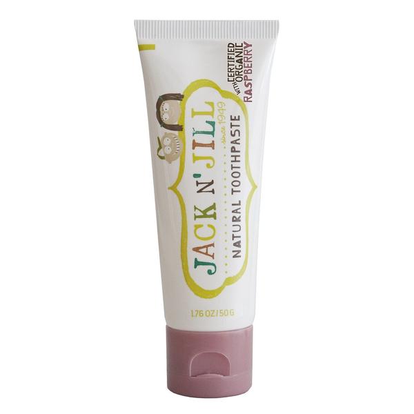 Pasta de Dinti Naturala pentru Copii cu Zmeura Organica Jack n'Jill, 50 g