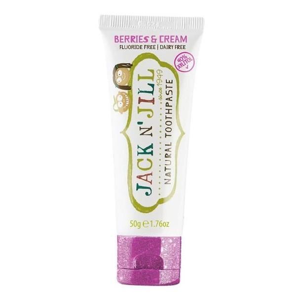 Pasta de Dinti Naturala pentru Copii cu Fructe de Padure & Crema Jack n'Jill, 50 g