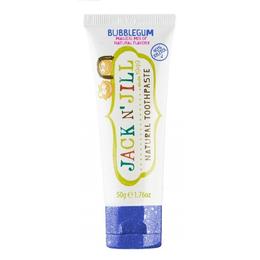 Pasta de dinti naturala pentru copii bubblegum jack'n jill, 50 g