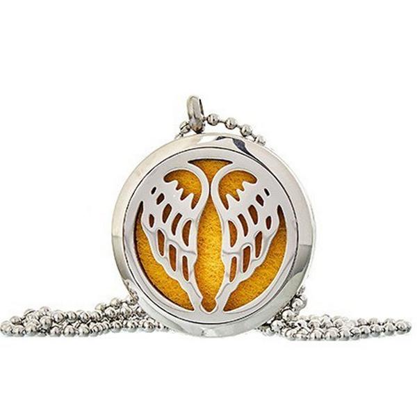 Colier Aromaterapie Angel Wings Ancient Wisdom, 30mm