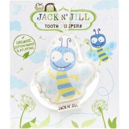 Saculet din bumbac organic pentru pastrarea dintilor de lapte buzzy jack'n jill