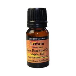 Ulei esential de lamaie (citrus limon) ancient wisdom, 10ml