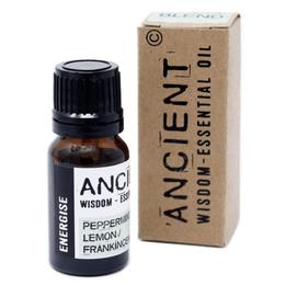 Amestec de uleiuri esentiale energise (lamaie, menta, tamaie) ancient wisdom premium, 10 ml