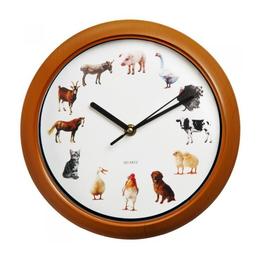 Ceas de perete, 12 sunete de animale la fiecare ora exacta