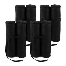 Set greutati picioare pavilion, 4 buc, negru
