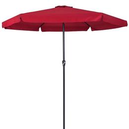 Umbrela soare, Parasolar, Cu manivela, Rosu, Ø330cm