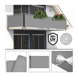 Paravan protectie balcon, Aspect beton, 5m
