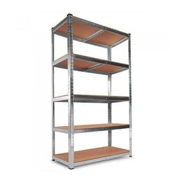 Raft depozitare, 5 etajere, reglabil, 875kg, 180x90x40cm 