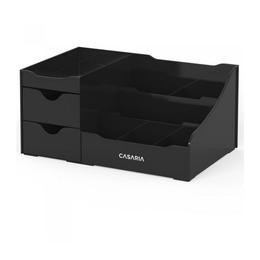 Organizator produse cosmetica, utilizare versatila, negru