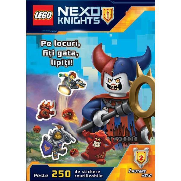 Lego nexo knights - pe locuri, fiți gata, lipiți!