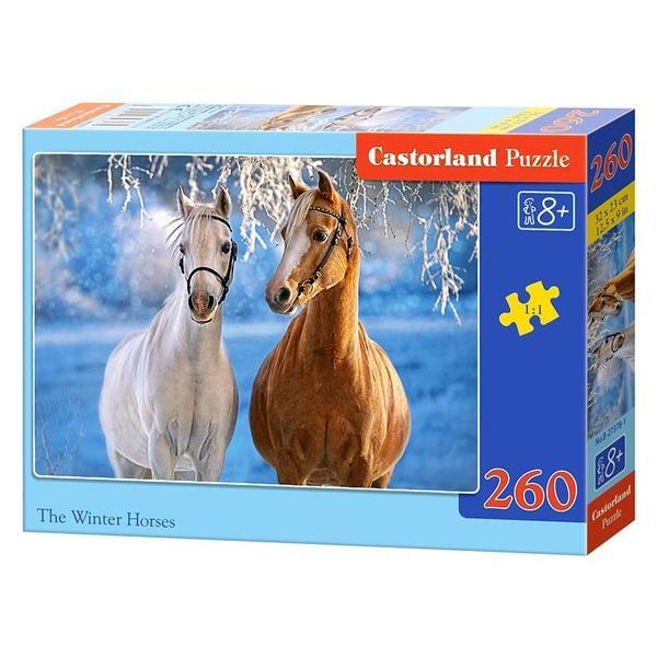 Puzzle 260 castorland - the winter horses