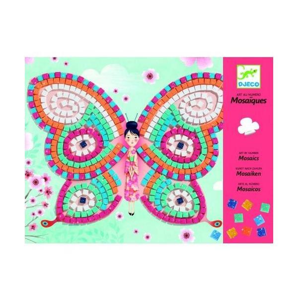 Joc educativ mosaiques. mozaic, fluturi