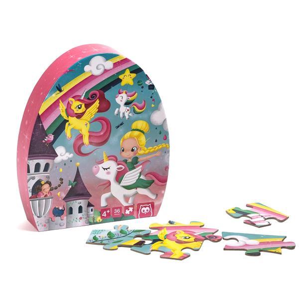 Puzzle educativ: poneiul fermecat