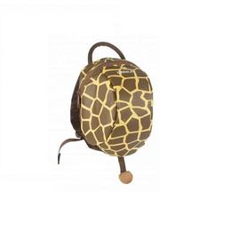 Mini rucsac pentru copii, imprimeu girafa, 2 l, maro/galben, gonga