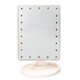 Oglinda cosmetica, gonga, iluminare led, alb