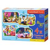 Puzzle 4 in 1. Fairytale Love