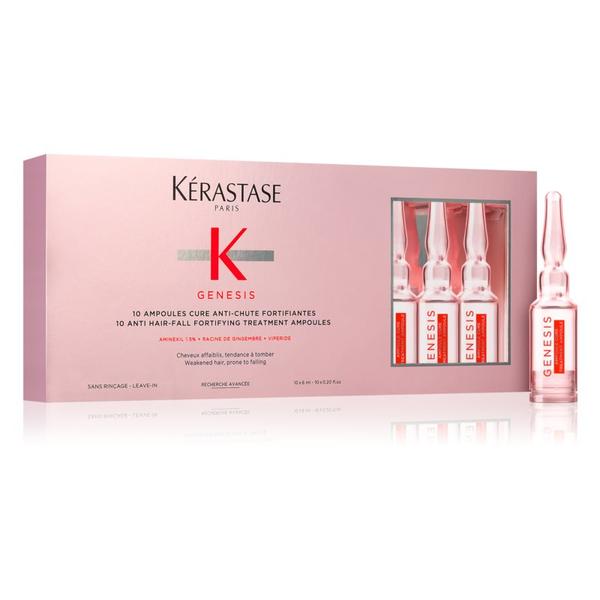 Fiole pentru Par Subtiat - Kerastase Genesis Anti-Fall Fortifyng Treatment Ampoules 10 x 6 ml