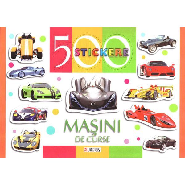 500 stickere - masini de curse, editura unicart