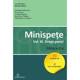 Minispete. Vol.3. Drept penal. Ed.2 - Mihail Udroiu, editura Solomon