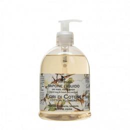 Sapun lichid hidratant cu flori de bumbac si ulei de jojoba florinda la dispensa, 500 ml