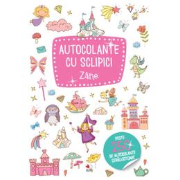 Autocolante cu sclipici. zane, editura litera