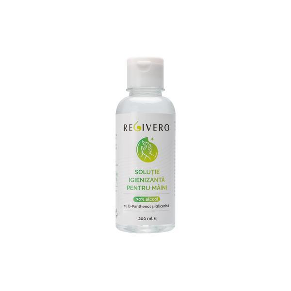 Solutie igienizanta pentru maini, 200 ml, cu 50% alcool, d-panthenol si glicerina