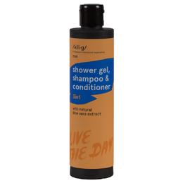 Sampon, balsam si gel de dus pentru barbati kilig, 250ml