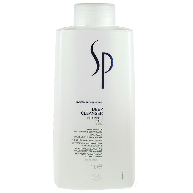Sampon pentru Par Tratat Chimic – Wella SP Deep Cleanser Shampoo 1000 ml 1000 imagine 2022