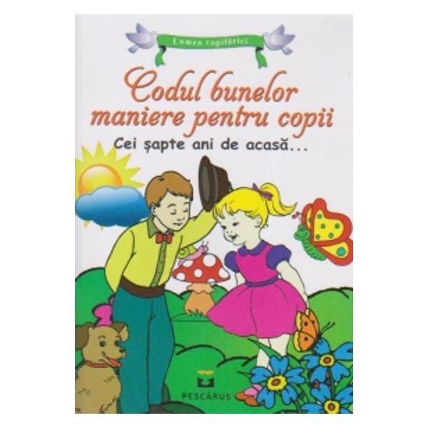 Codul bunelor maniere pentru copii, editura Pestalozzi