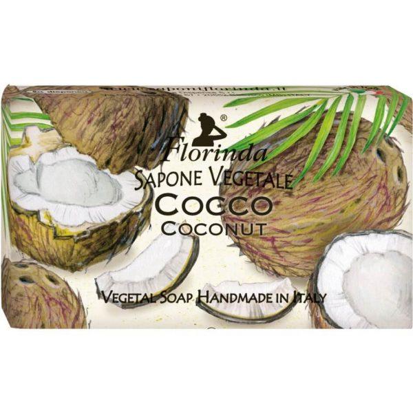 Sapun Vegetal cu Cocos Florinda La Dispensa, 100 g imagine