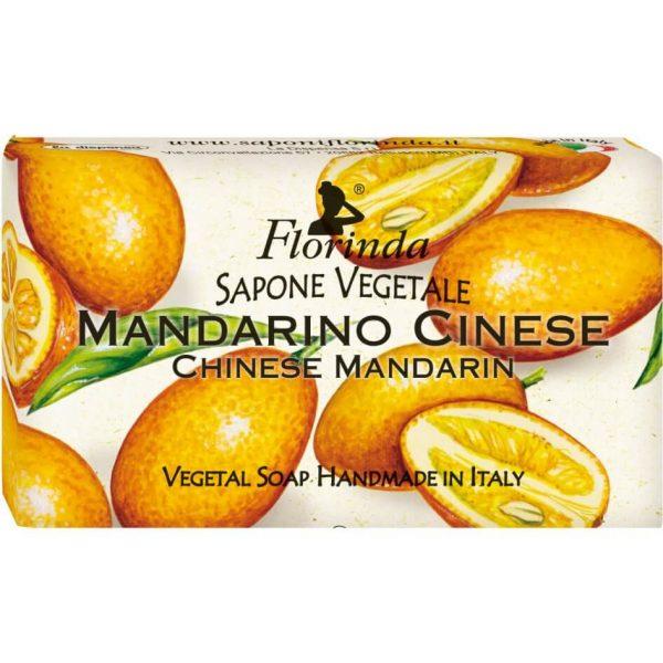 Sapun Vegetal cu Mandarine Chinezesti Florinda La Dispensa, 100 g poza