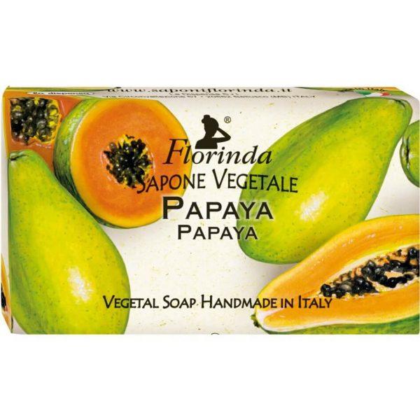Sapun Vegetal cu Papaya Florinda La Dispensa, 100 g esteto.ro