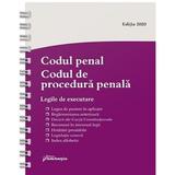 Codul penal. codul de procedura penala. legile de executare. actualizat 10 mai 2020 - spiralat -
