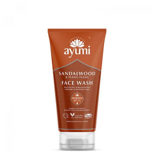 Gel de Curatare Faciala cu Lemn de Santal si Ylang Ylang Ayumi, 150ml 150ml
