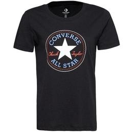 Tricou femei Converse Chuck Patch Nova Tee 10017759-001, S, Negru