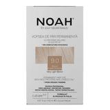 Vopsea de Par Permanenta fara Amoniac cu Proteine din Orez si Ulei de In - Noah, nuanta 9.0 Blond Foarte Deschis, 140 ml