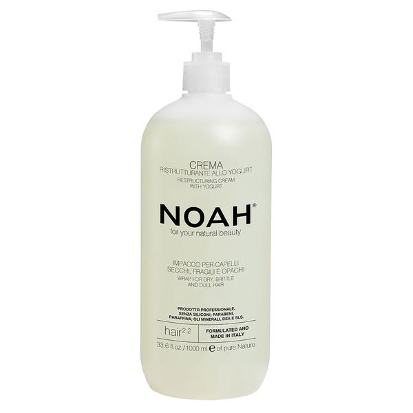 Balsam Crema Restructurant cu Iaurt pentru Par Uscat, Fragil si Lipsit de Stralucire 2.2 Noah, 1000ml