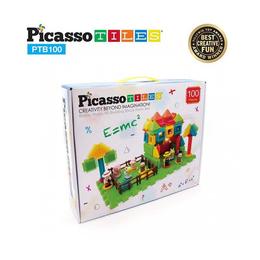 Set picassotiles basic bristle shape blocks farm - 100 de forme de constructie ce se intrepatrund