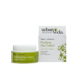 Crema de zi matifianta cu extract de neem organic pentru ten gras purifying - urban veda, 50 ml