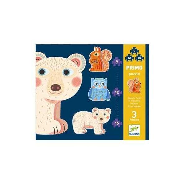 Set puzzle-uri evolutive animale - djeco