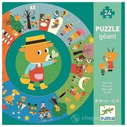Puzzle cicular - anotimpurile - djeco